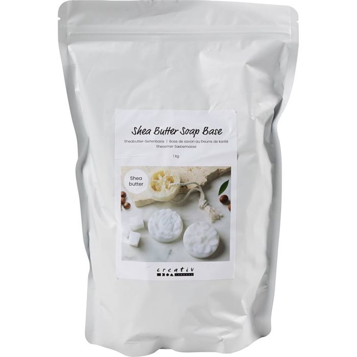 Base de savon au beurre de karité, Granules, 1000 gr/ 1 Pq.
