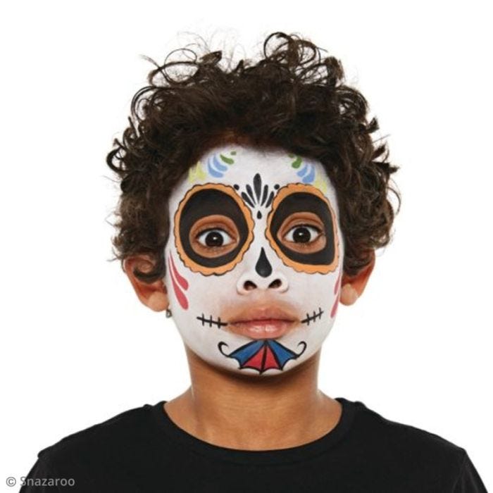 Tuto déguisement Halloween : Maquillage tête de mort Mexicaine