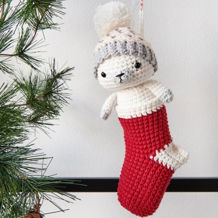 Tuto Ricorumi CAL Noël 2021 : Le phoque de Noël