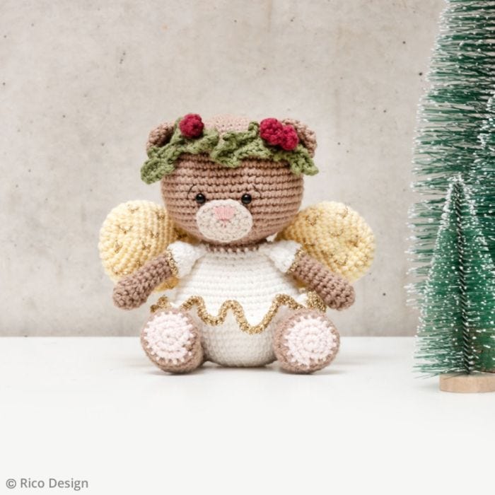 Patron Amigurumi : L'ange ourson 