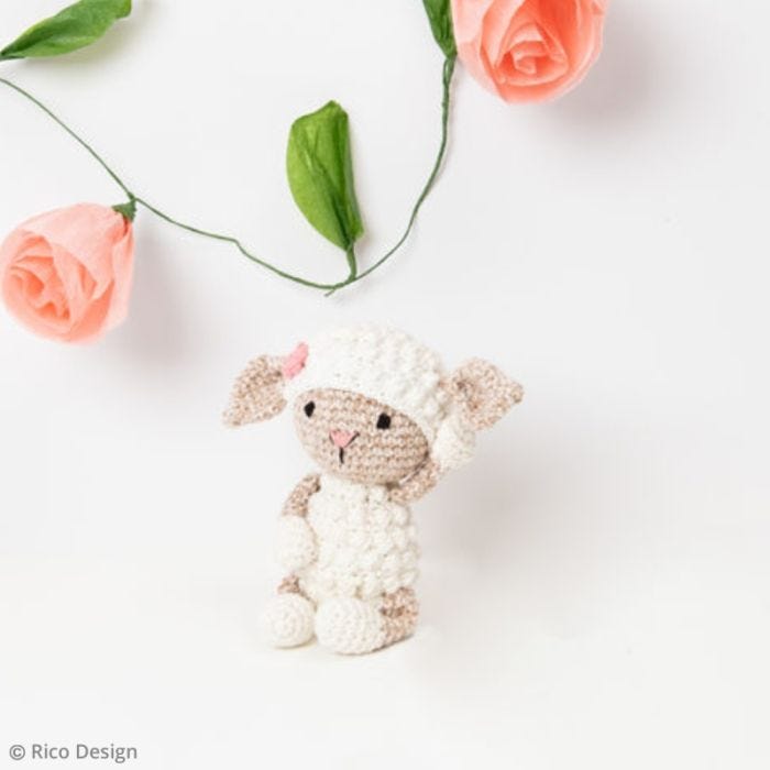 Patron crochet : Petit mouton tout doux