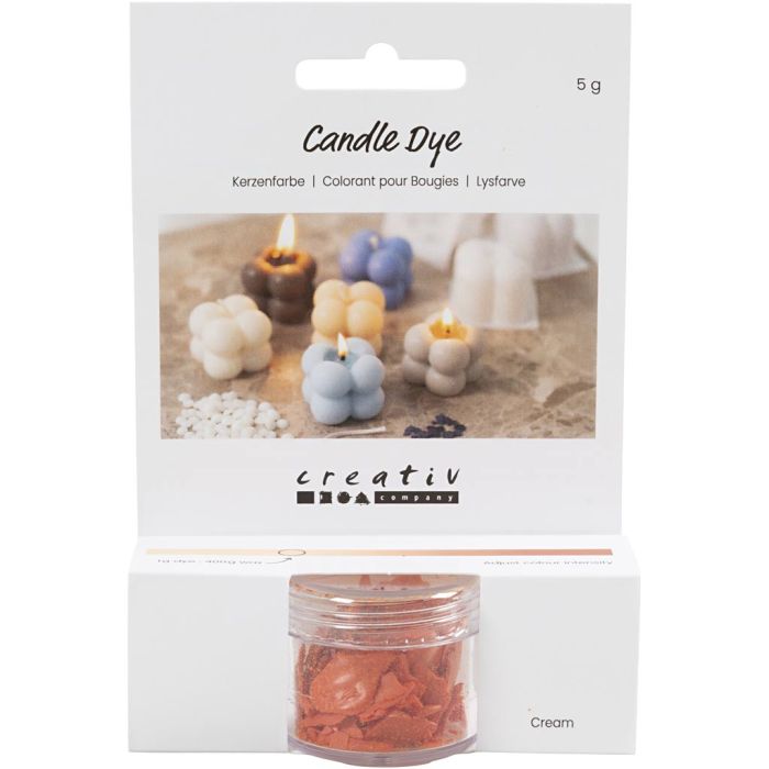 Colorant pour bougies, crème, 5 gr/ 1 Pq.