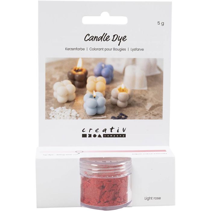 Colorant pour bougies, rose clair, 5 gr/ 1 Pq.