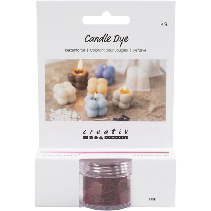 Colorant pour bougies, rose, 5 gr/ 1 Pq.
