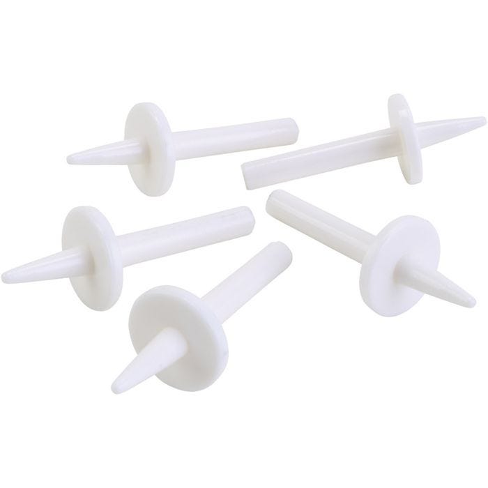 Bases de toupies, H : 4, d 1,5 cm, 100pièces/ 1 Pq.
