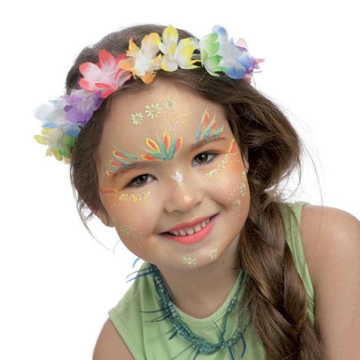 Modèle de maquillage fille Tahiti