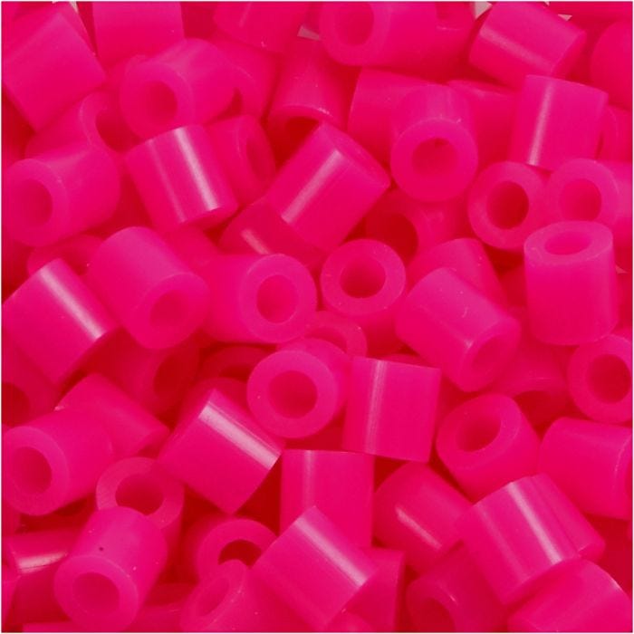 Perles à repasser, 5x5 mm, 2,5 mm, medium, cerise (32258), 1100pièces/ 1 Pq.