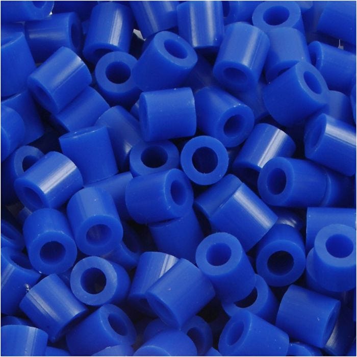 Perles à repasser, 5x5 mm, 2,5 mm, medium, bleu foncé (32232), 1100pièces/ 1 Pq.