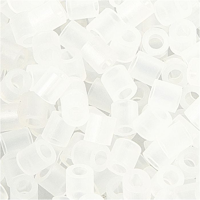 Perles à repasser, 5x5 mm, 2,5 mm, medium, transparent (32264), 1100pièces/ 1 Pq.