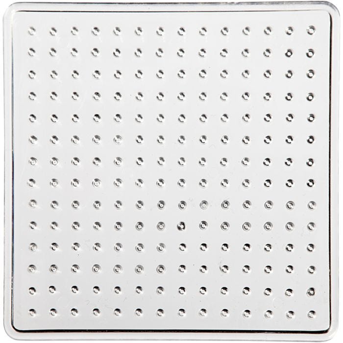 Plaque à picots, petit carré, dim. 7x7 cm, medium, 10pièces/ 1 Pq.