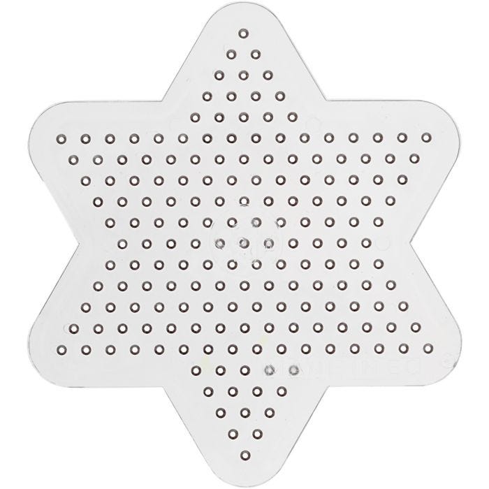 Plaque à picots, 10 cm, medium, transparent, 1 pièce
