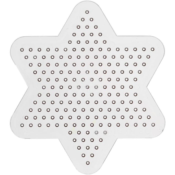 Plaque à picots, petite étoile, d 10 cm, medium, 10 pièces/ 1 Pq.