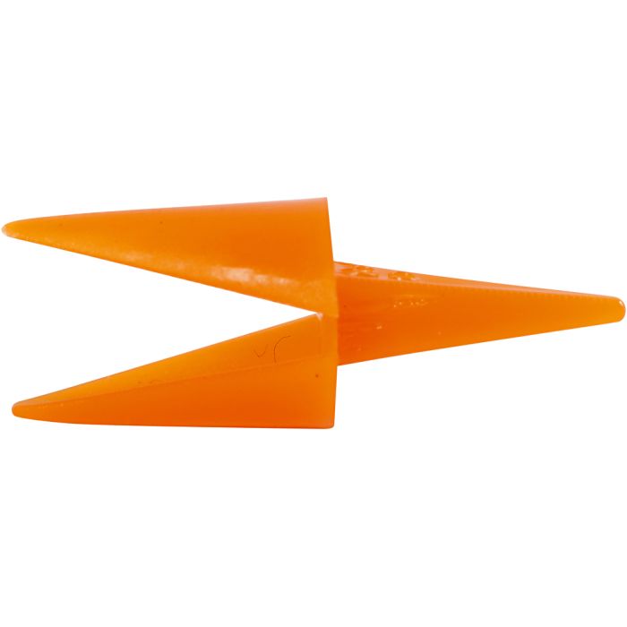 Becs de poules, L : 30 mm, orange, 50pièces/ 1 Pq.
