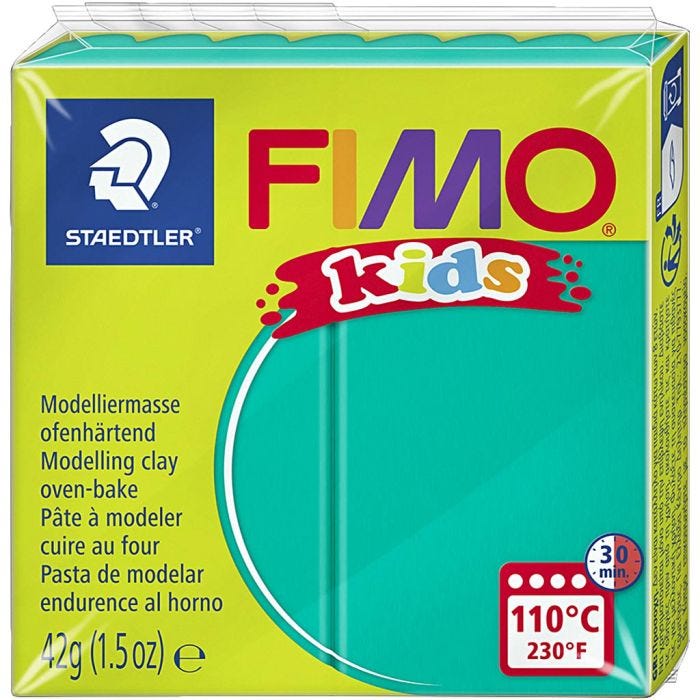 Pâte FIMO® pour enfant, vert, 42 gr/ 1 Pq.