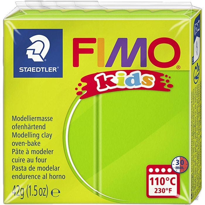 Pâte FIMO® pour enfant, vert clair, 42 gr/ 1 Pq.