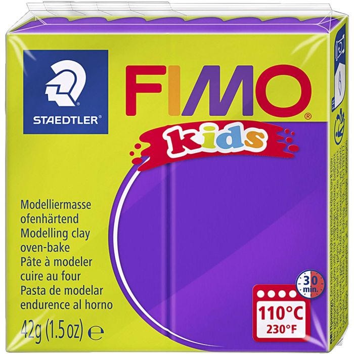 Pâte FIMO® pour enfant, violet, 42 gr/ 1 Pq.