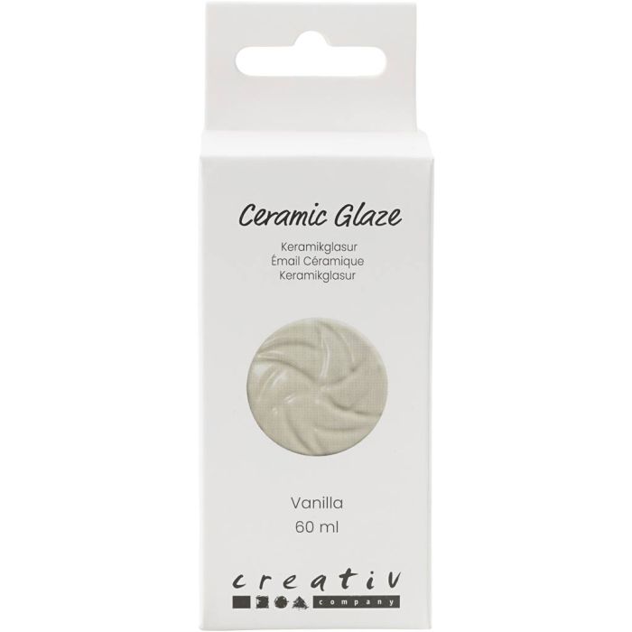 Glaçure Céramique, 984-1101 °C, opaque, vanilla, 60 ml/ 1 boîte
