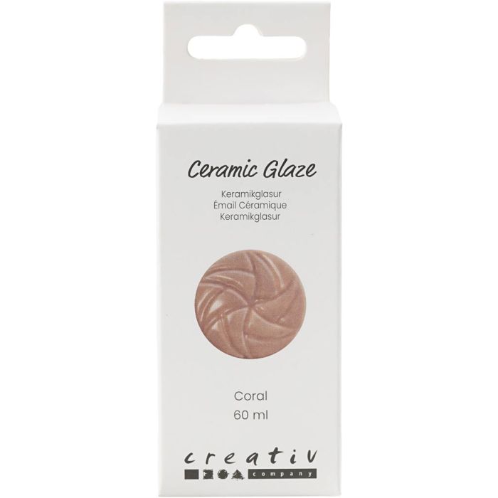 Glaçure Céramique, 984-1101 °C, opaque, Coral, 60 ml/ 1 boîte