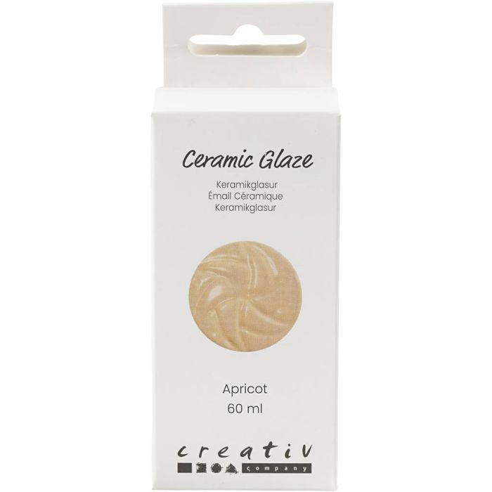 Glaçure Céramique, 984-1101 °C, opaque, Apricot, 60 ml/ 1 boîte