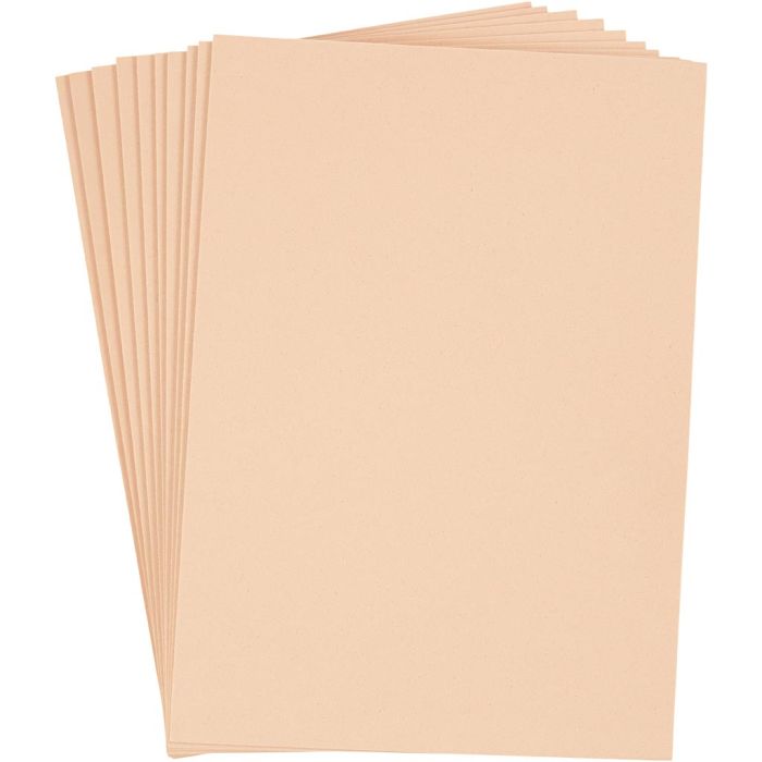 Feuille De Mousse EVA, A4, feuille 210x297 mm, ép. 2 mm, crème, 10flles/ 1 Pq.
