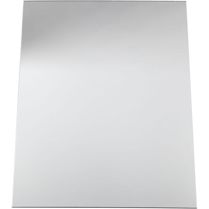 Miroir en plastique, 29,5x21 cm, 1,1 mm, 1 flles