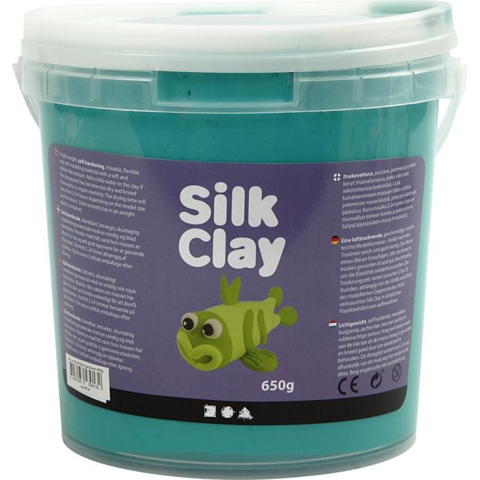 Silk Clay®, vert, 650gr/ 1 seau