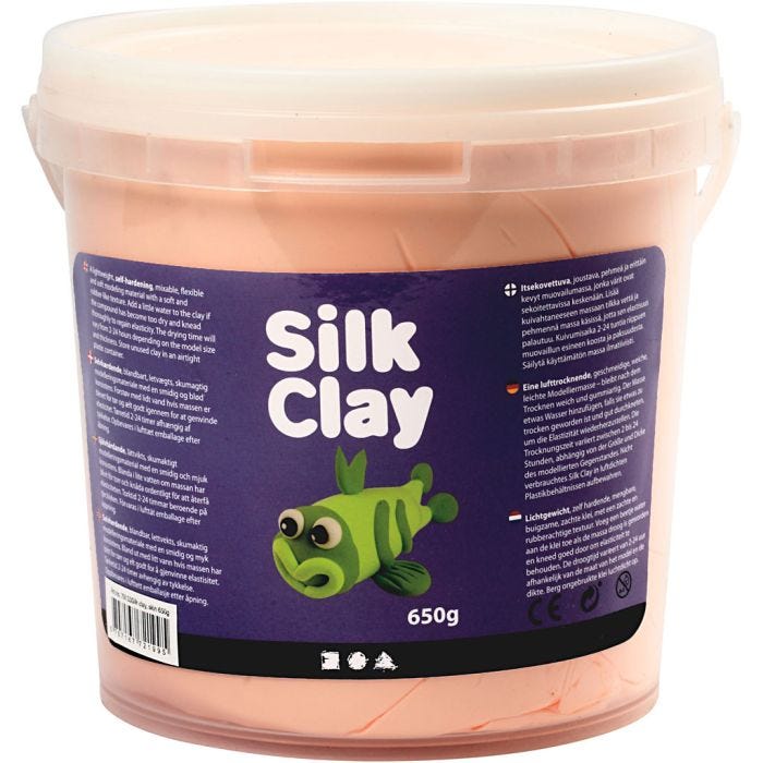 Silk Clay®, beige clair, 650gr/ 1 seau