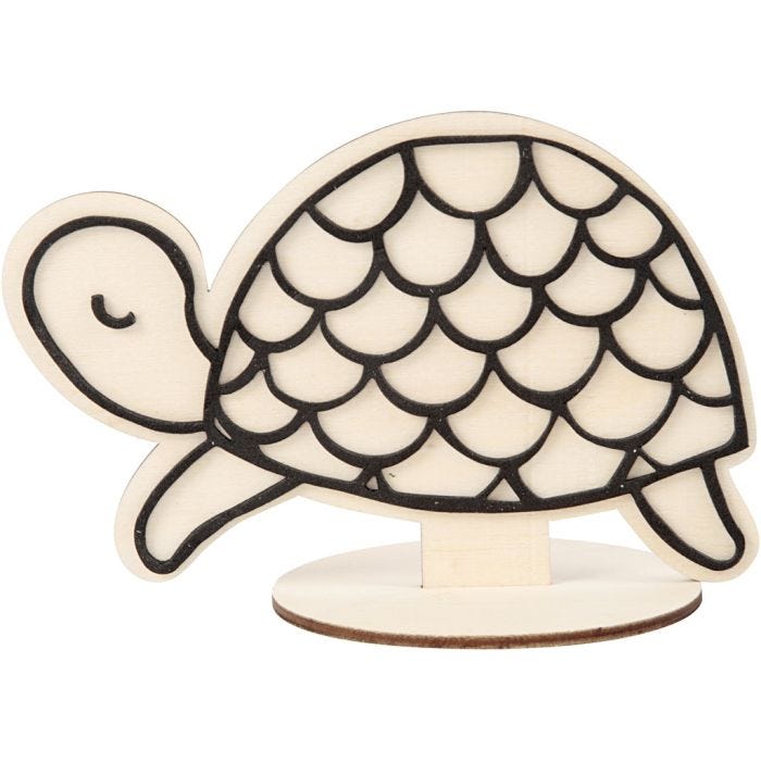 Figurine décorative, tortue, 10 cm, 1 pièce