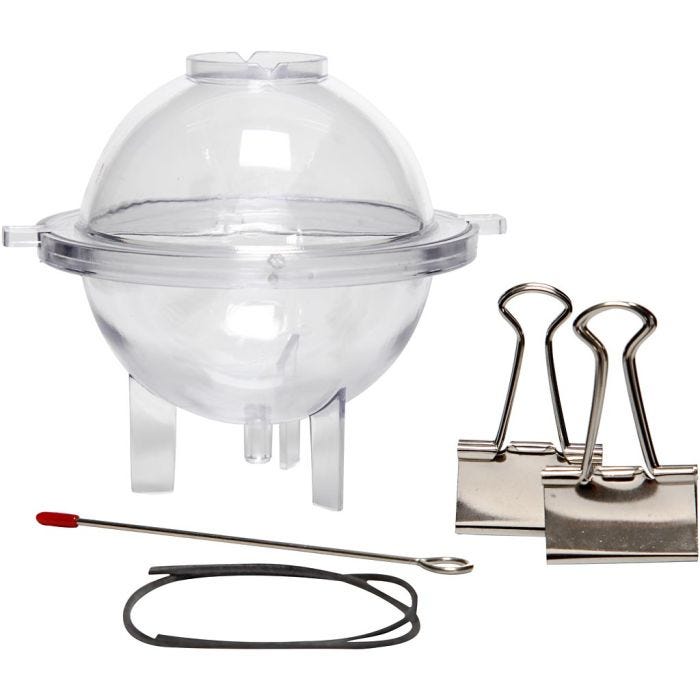 Moule pour bougie, Boule, 80 mm, 1 pièce