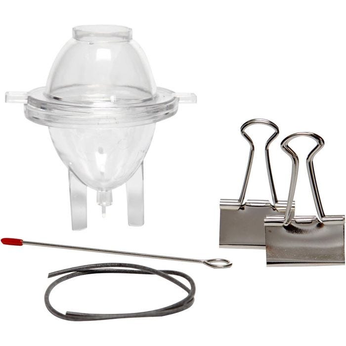 Moule pour bougie, Oeuf, 65 mm, 47 mm, 1 pièce