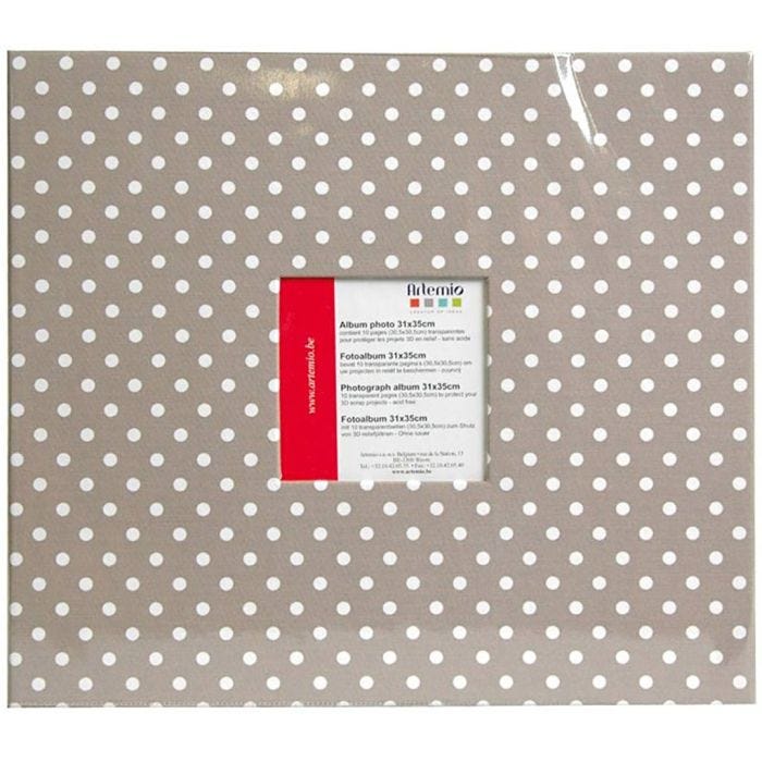 Album pour scrapbooking, dim. 31x35 cm, Nombre de pages 10, 1 pièce