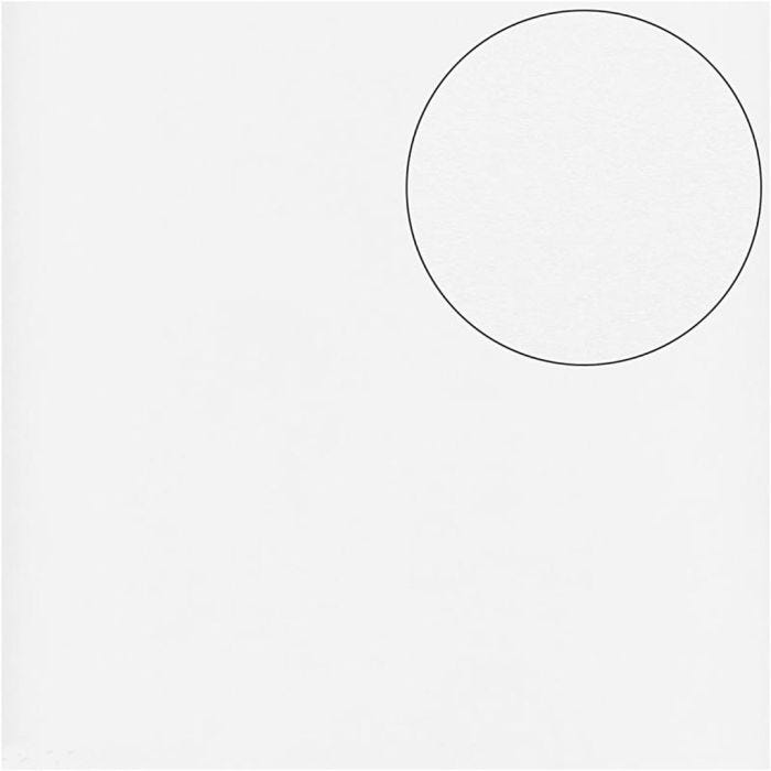 Papier scrapbooking Bazzill, dim. 30,5x30,5 cm, brillante, blanc, 1 pièce