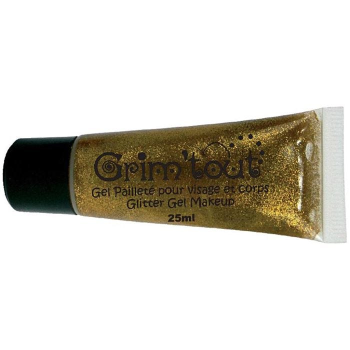 Maquillage Gel pailleté, or, 25ml/ 1 boîte