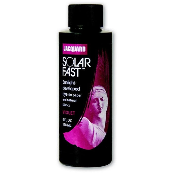 Jacquard Solarfast - Colorant photosensible, dim. 105, violet (105), 118 ml/ 1 flacon