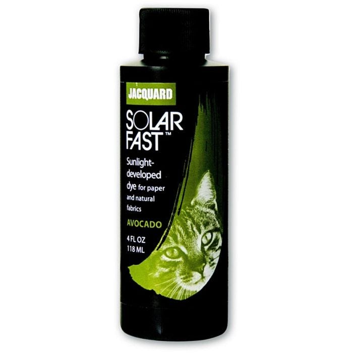 Jacquard Solarfast - Colorant photosensible, dim. 110, avocat (110), 118 ml/ 1 flacon