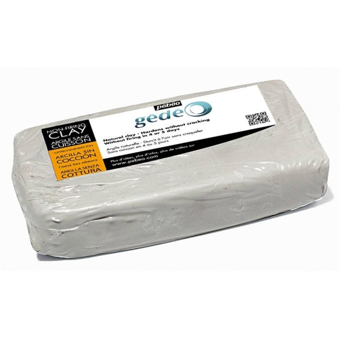 Argile autodurcissante, gris clair, 1.5 kg/ 1 Pq.