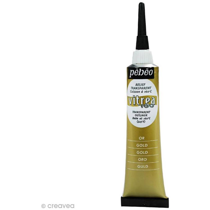 Cerne verre V160, dim. V160, or, 20 ml/ 1 boîte