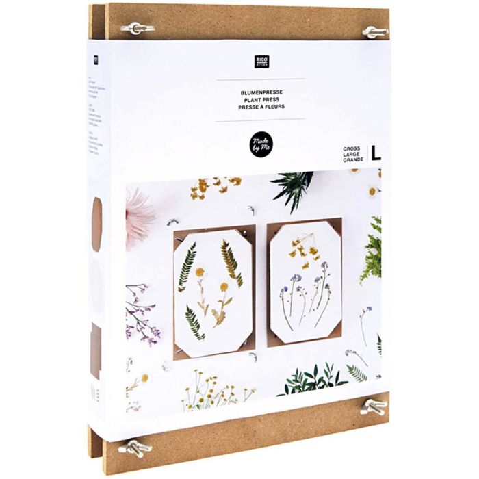 Presse à fleurs pour Herbier - Grand modèle, dim. 21x29,7x4,3 cm, 1 Pq.