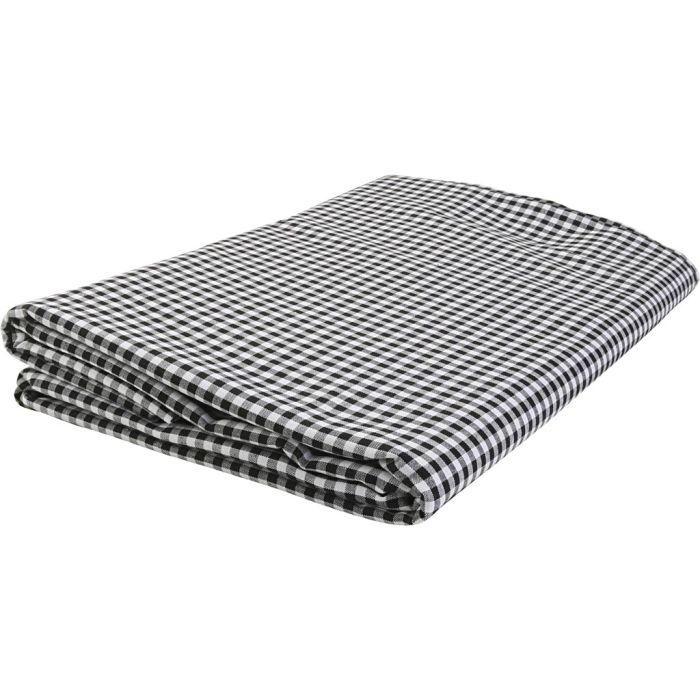 L : 145 cm, noir, blanc, 5 m/ 1 Pq.