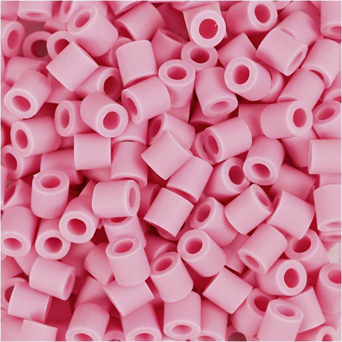 Les Perles NABBI BioBeads, dim. 5x5 mm, diamètre intérieur 2.5 mm, medium, rose, 3000 pièces/ 1 Pq.