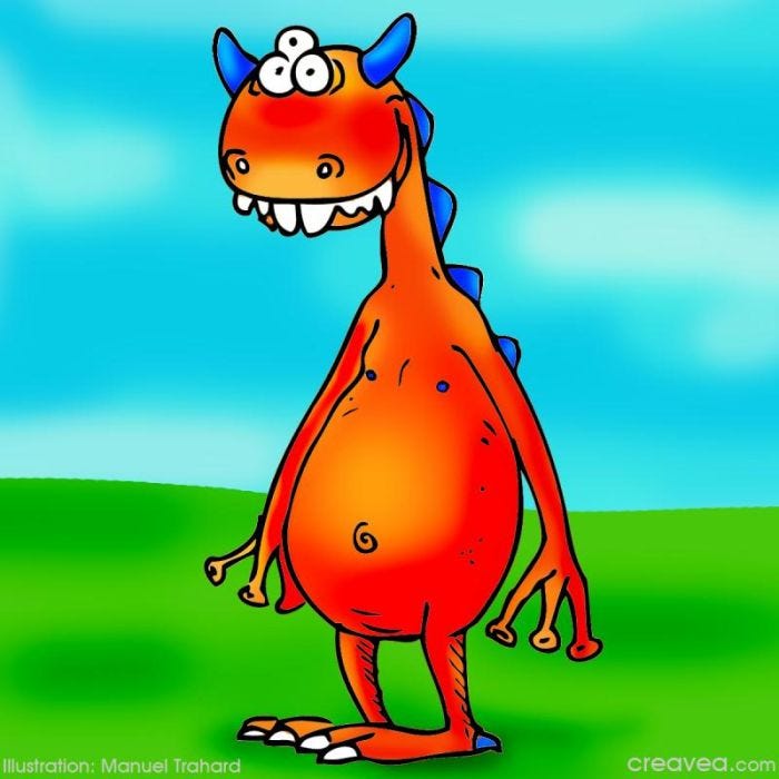 Coloriage monstre