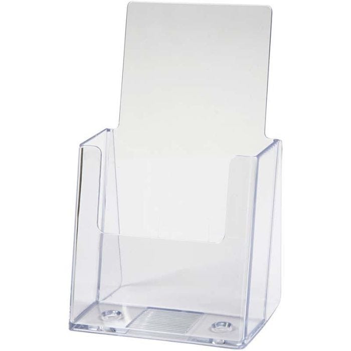 Présentoir pour brochures, 110x80x200 mm, 1 pièce