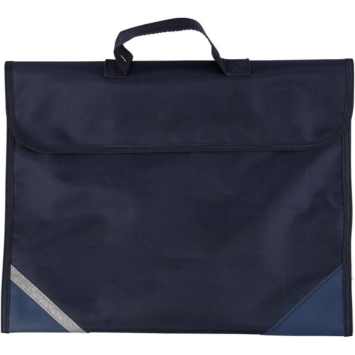 Cartable, 9 cm, 36x29 cm, bleu foncé, 1 pièce