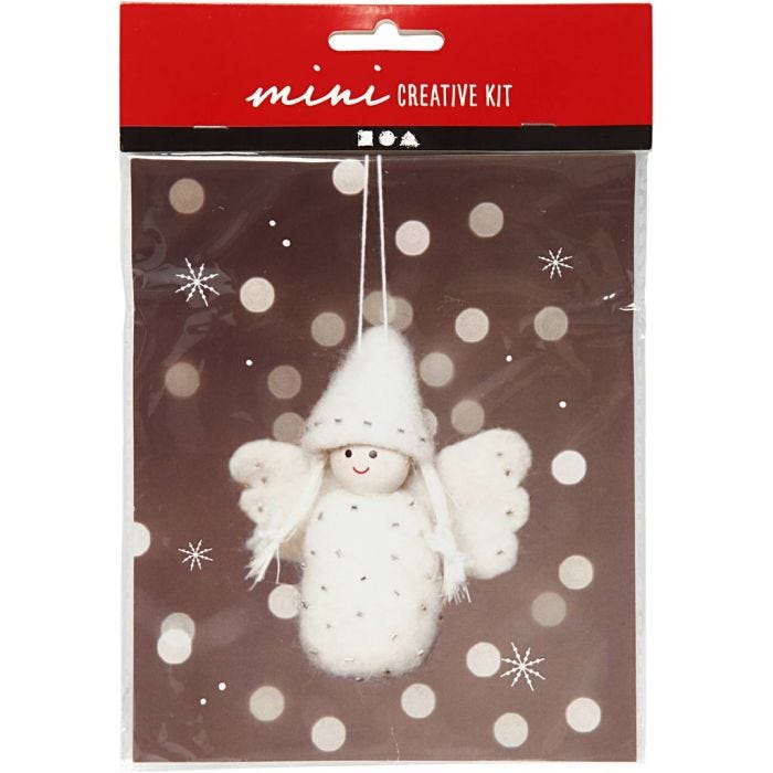 Mini Kit DIY, ange, 10 cm, 1 Pq.