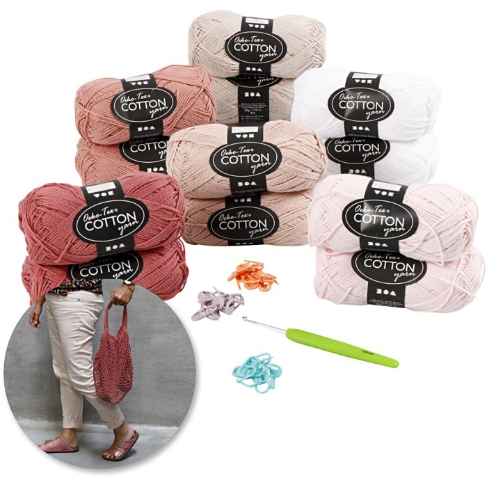 Kits - Crochet, rose, 1 set
