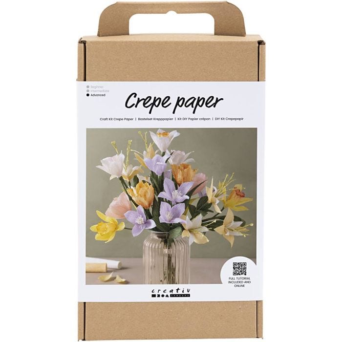 Kit DIY Papier Crépon, 1 Pq.