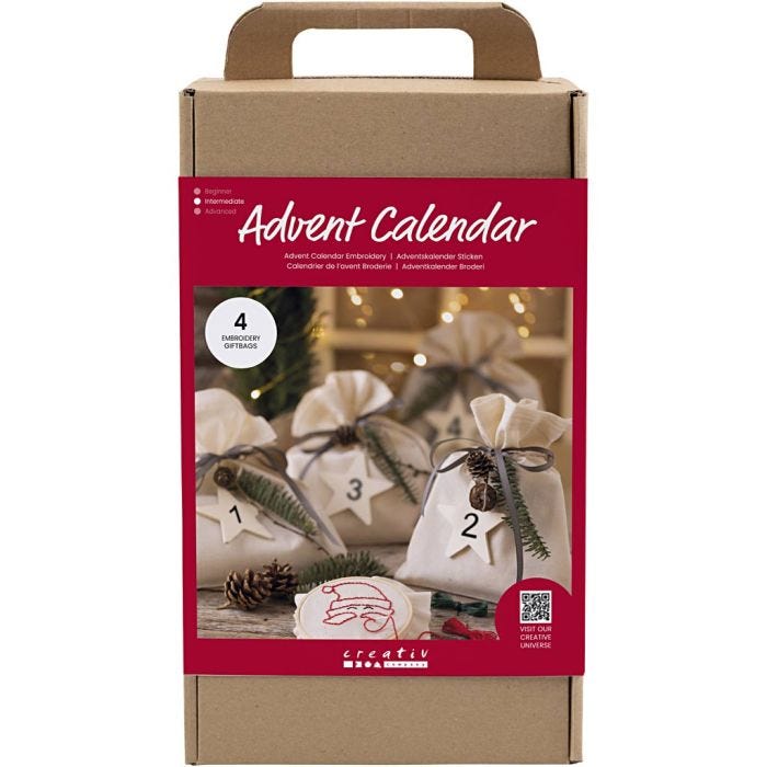 Calendrier de l'avent Broderie, 1 Pq.