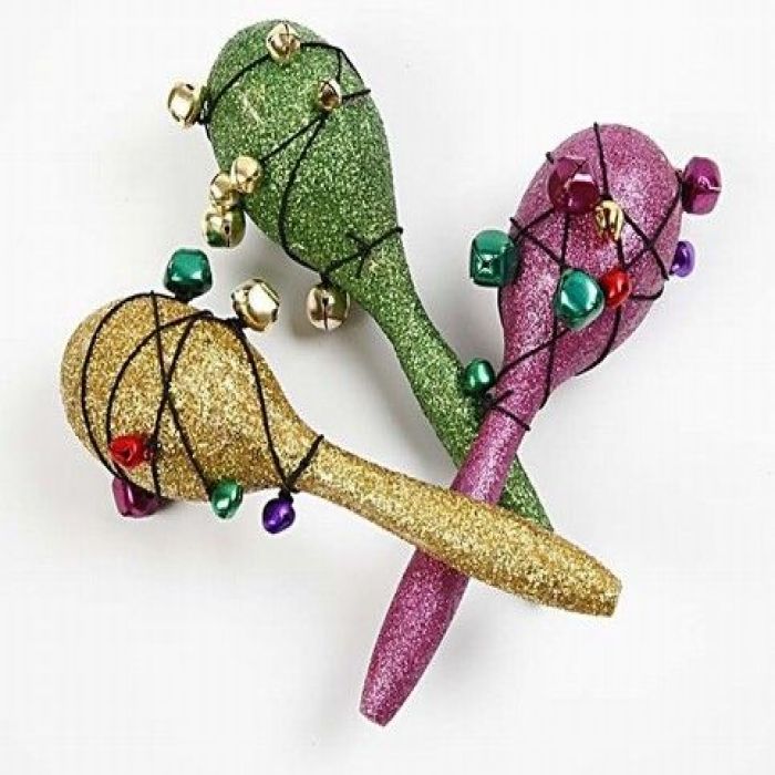 Maracas avec paillettes