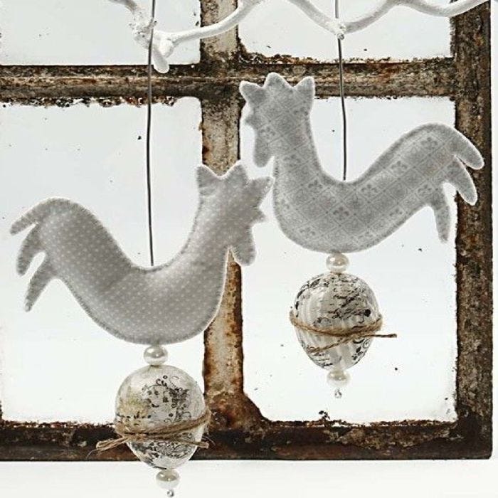 Felted Chickens for Hanging