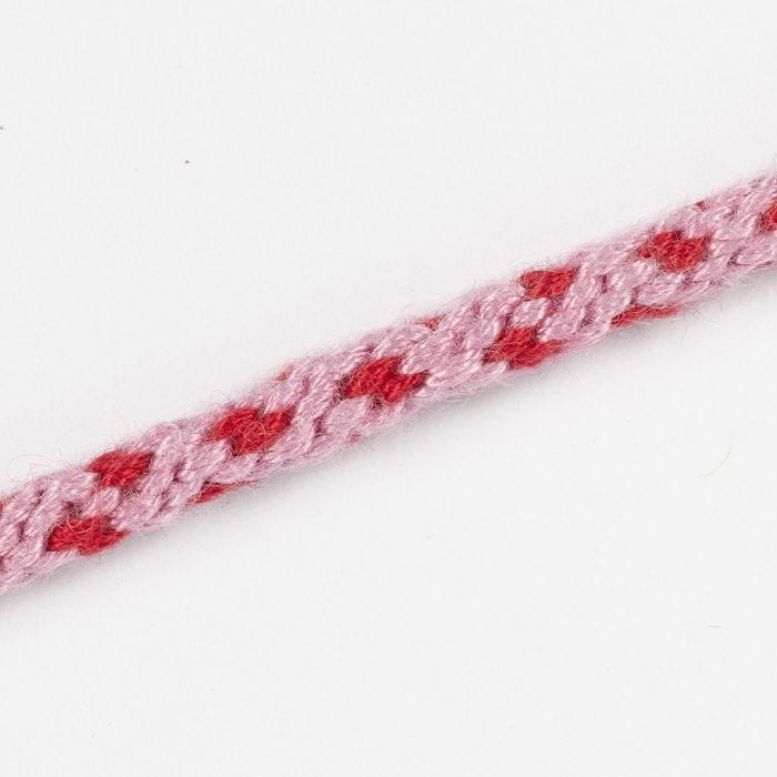 Comment tresser un motif à pois sur un disque de tressage kumihimo